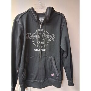 Hard‎ Rock Cafe Full Zip Hoodie Orlando Adult MED